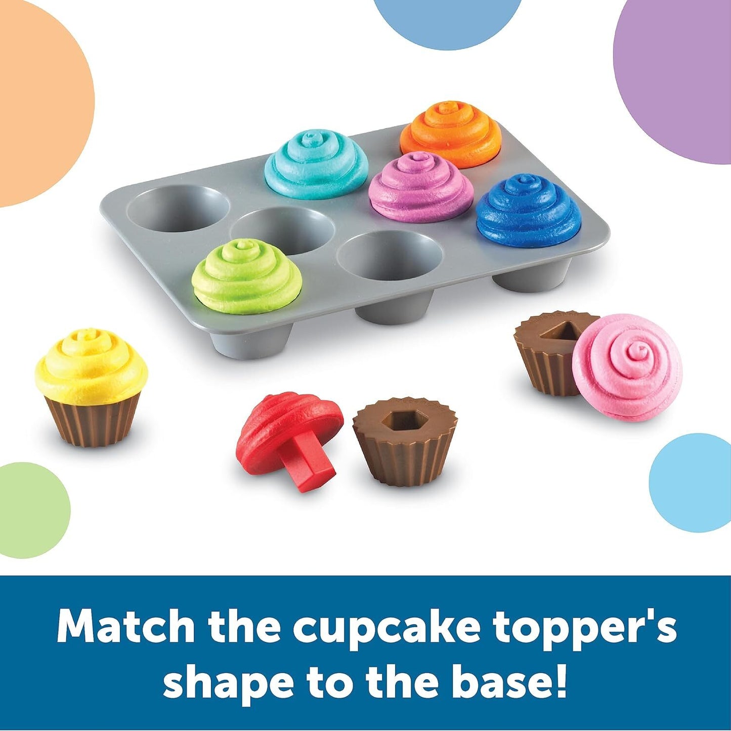 SHAPE SORTING CUPCAKES