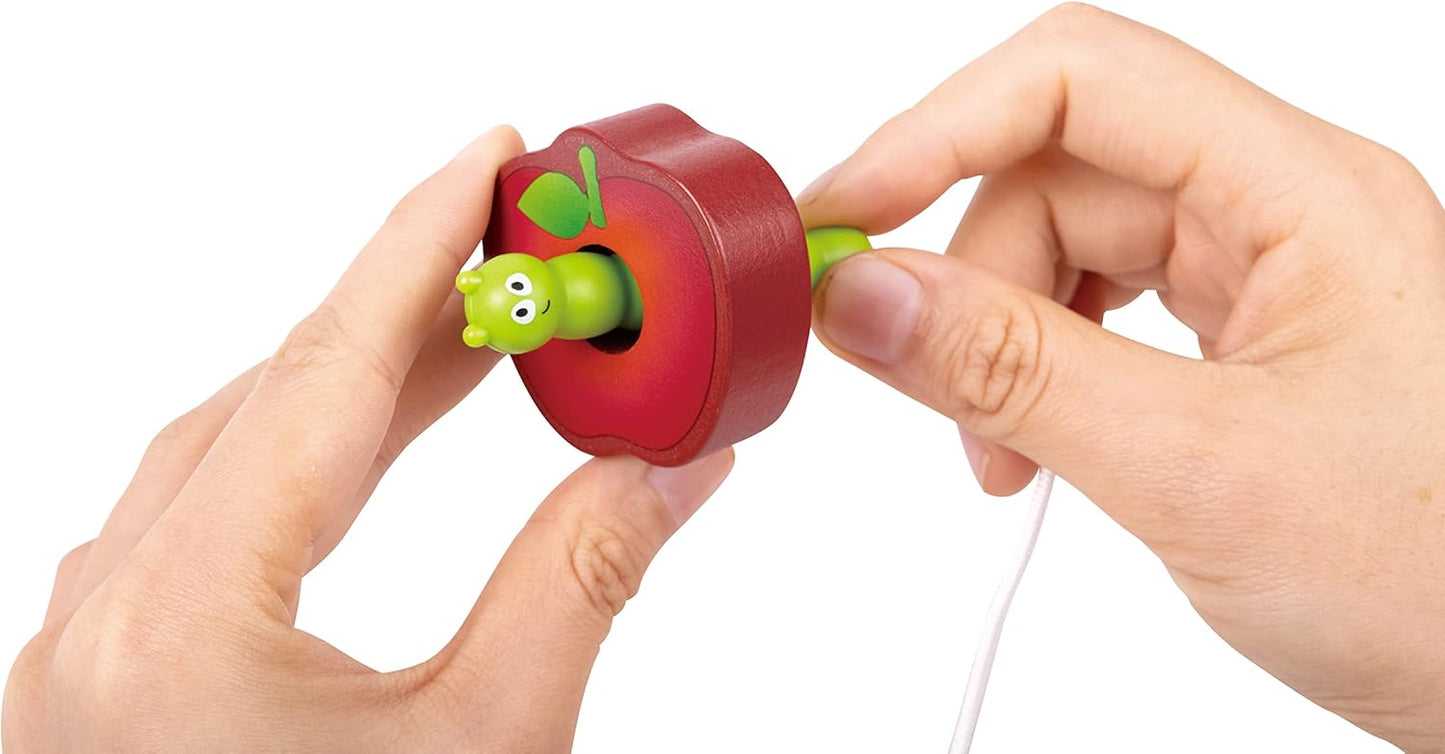 Juego de enhebrar frutas
