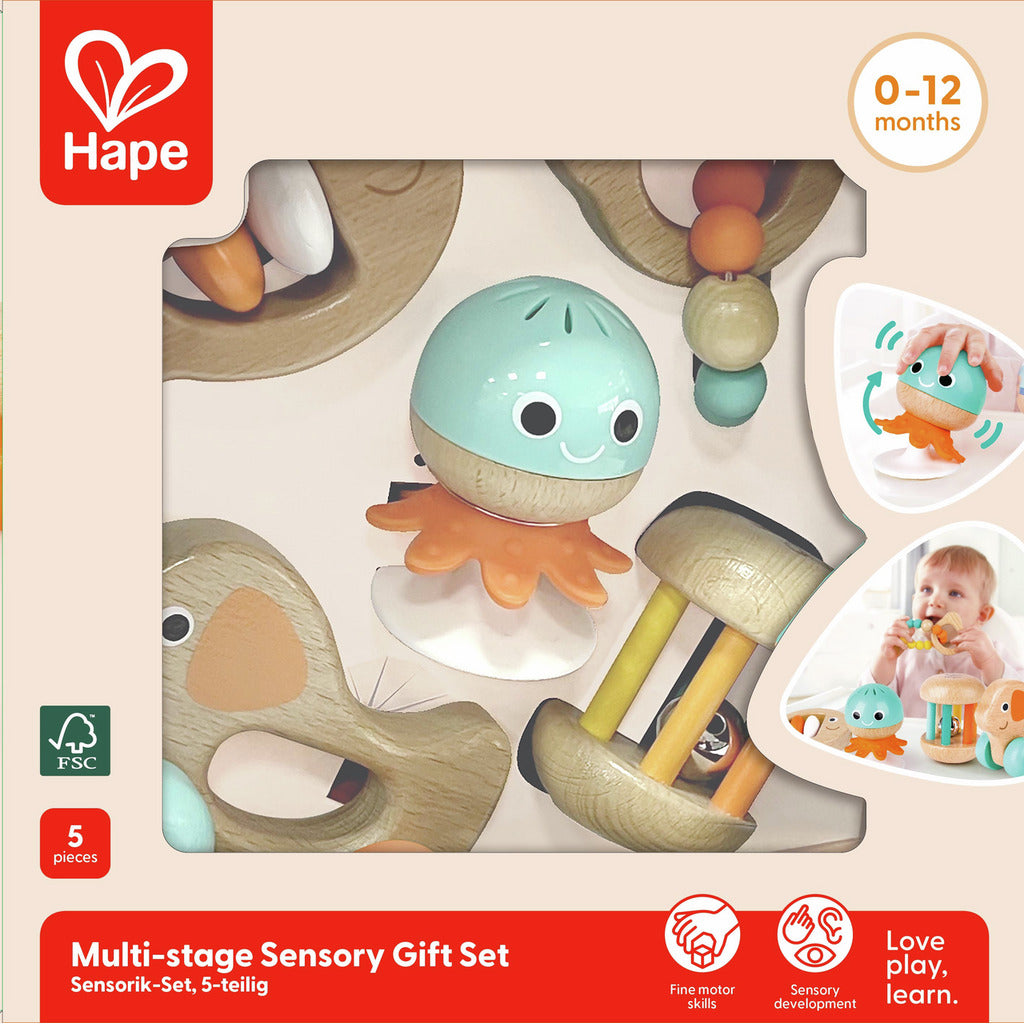 Baby-To-Toddler Sensory Gift Set 5 pieces