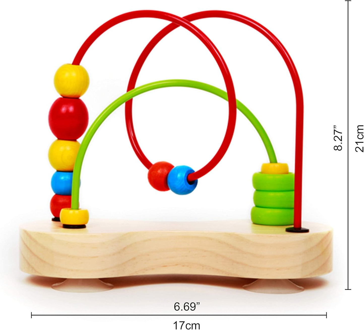 Double Bubble Wooden Bead Maze