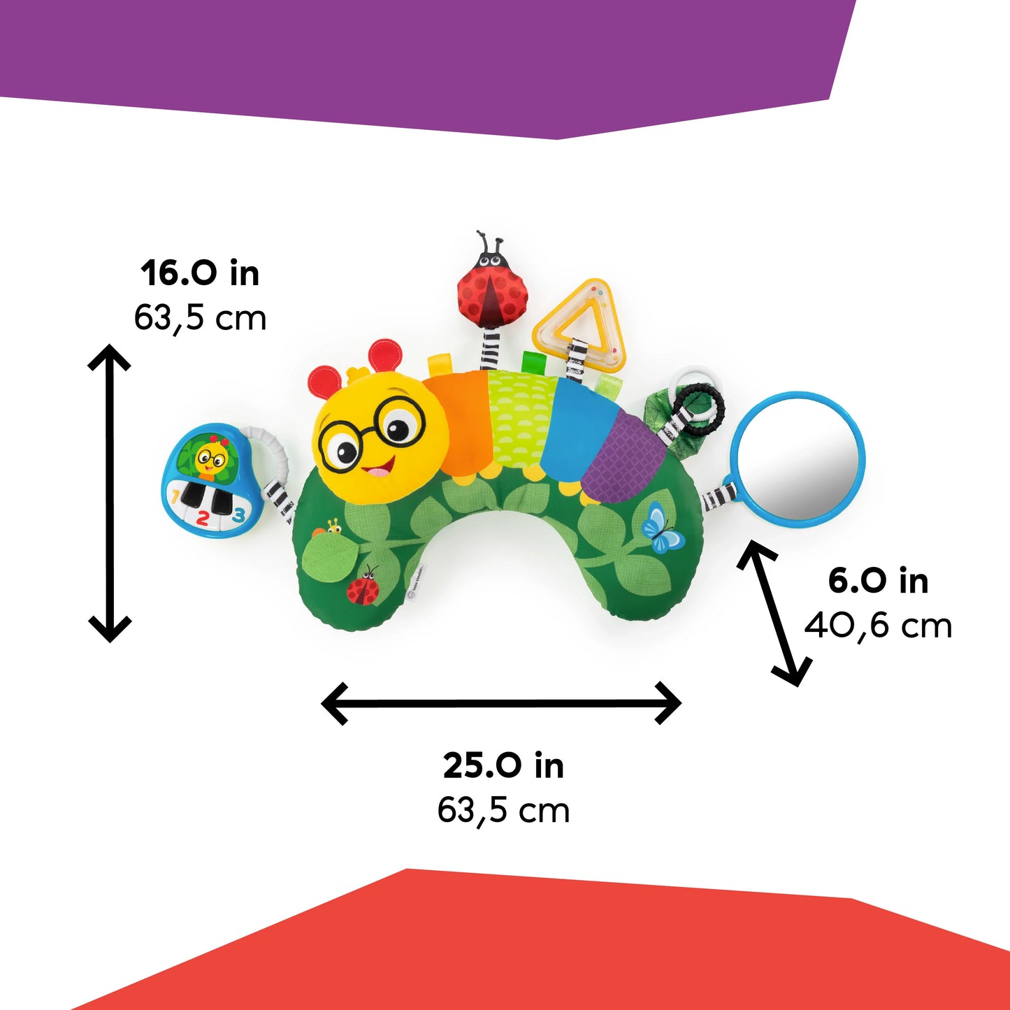 Almohada Sensorial para Tummy Time (Cal a pillow)