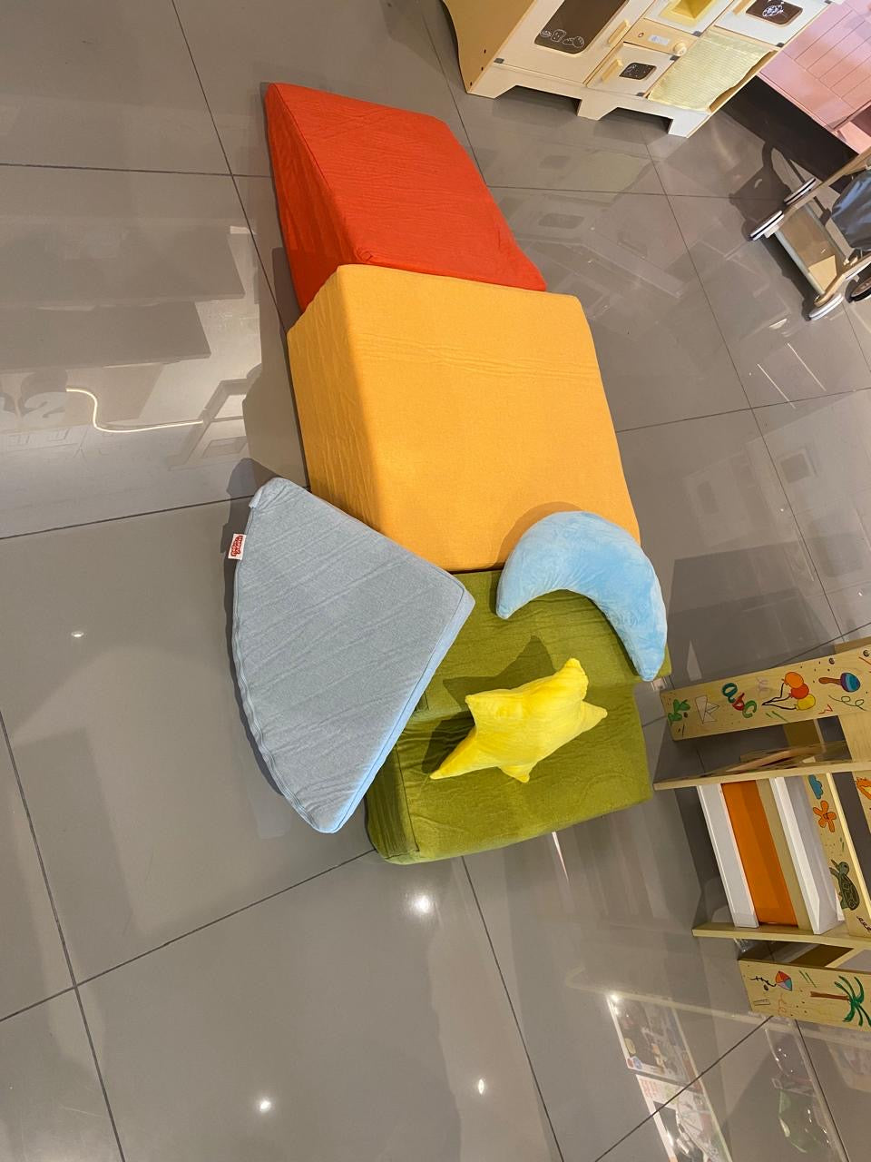 Bloques de escala de espuma