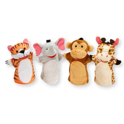 Títeres de animales de la selva