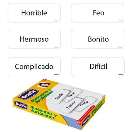 Sinónimos y antónimos