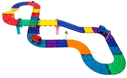 PISTA DE CARROS 30 PIEZAS - BLOQUES MAGNÉTICOS