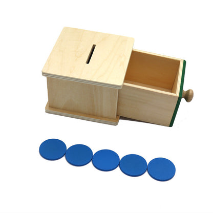 Caja de permanencia Montessori / monedas