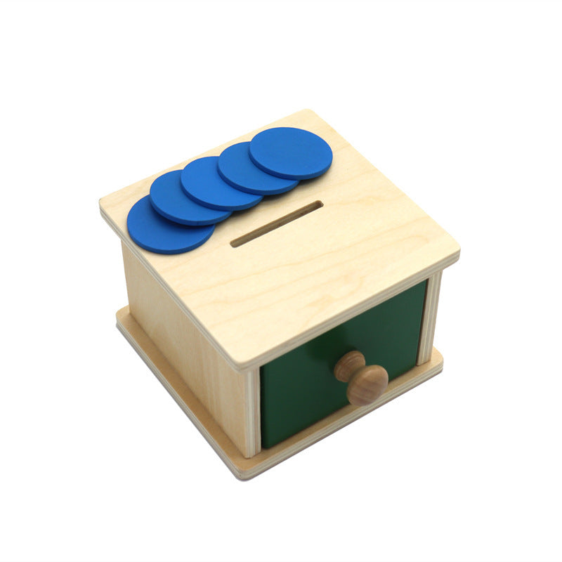 Caja de permanencia Montessori / monedas