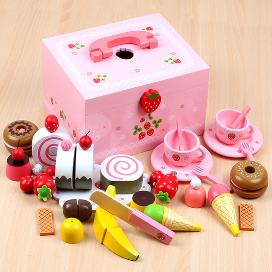 Caja de té y dulces