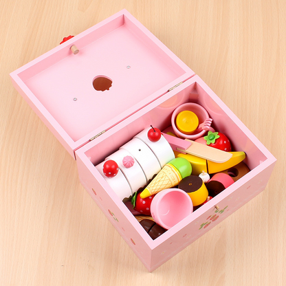 Caja de té y dulces