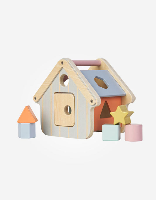 Casa de madera para encastre y decoración