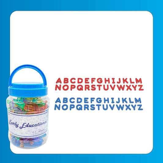 Letras mayúsculas translúcidas