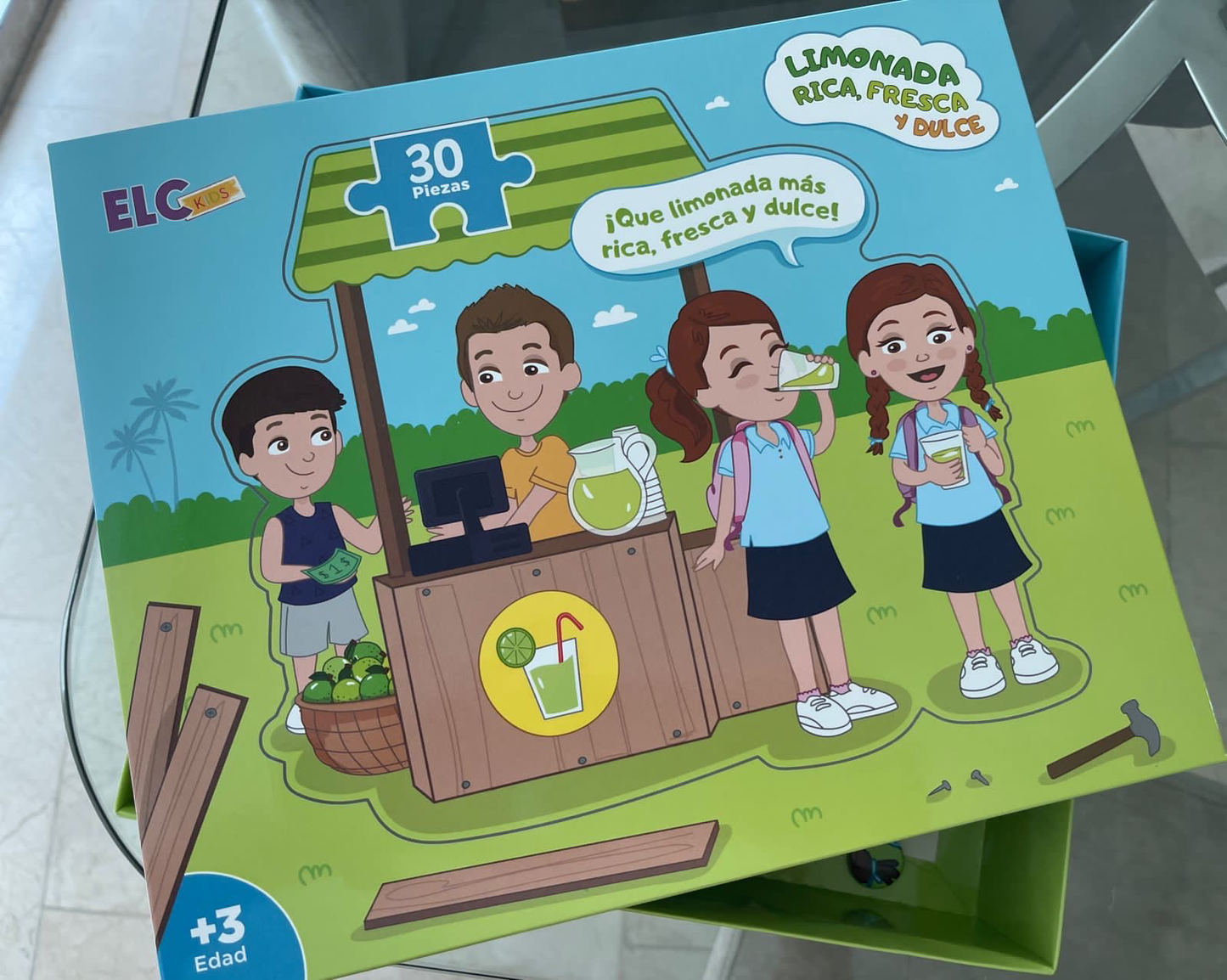 Rompecabezas 30 piezas del libro Limonada rica, fresca y dulce