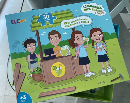Rompecabezas 30 piezas del libro Limonada rica, fresca y dulce
