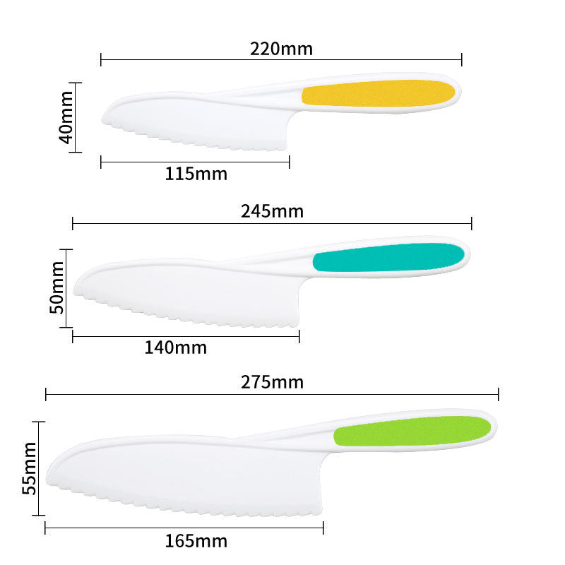 Set de cuchillo y tabla apto para niños
