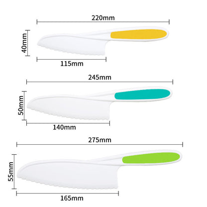 Set de cuchillo y tabla apto para niños