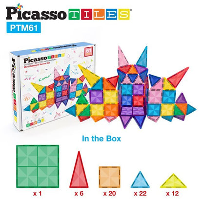 Mini magnetos 61 piezas