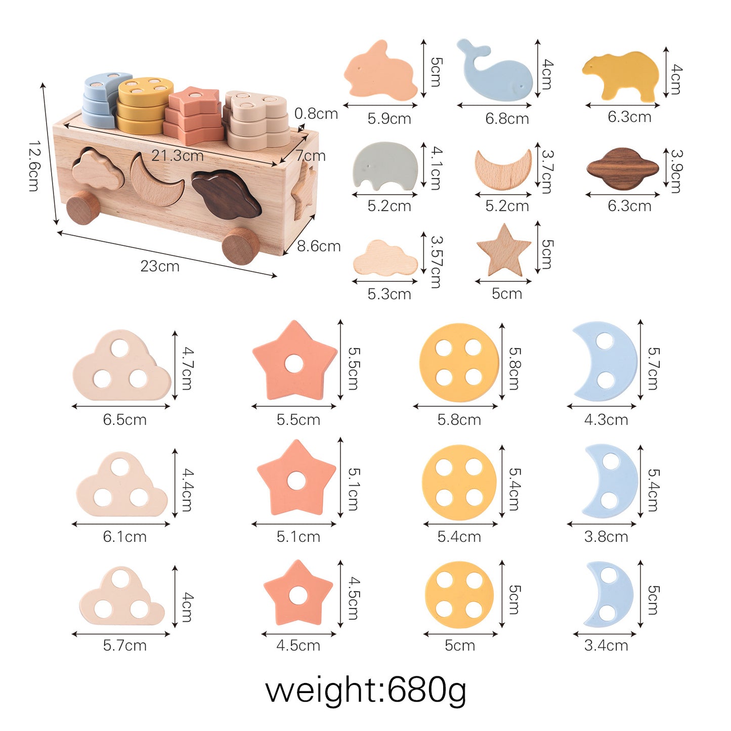Shape sorting toy