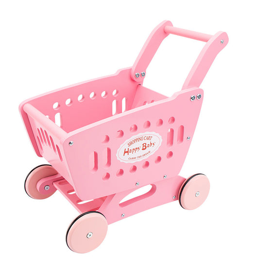 Carrito de supermercado rosa