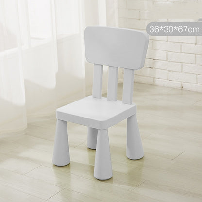 Mesa y 2 sillas color blanco