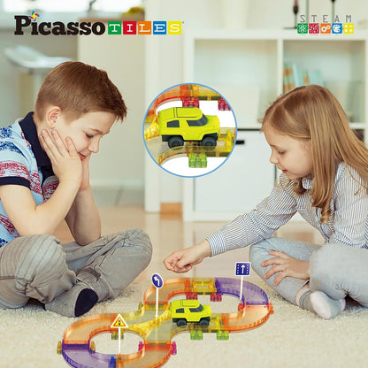 Pista de Carros Mini 40 Piezas - Picasso Tiles