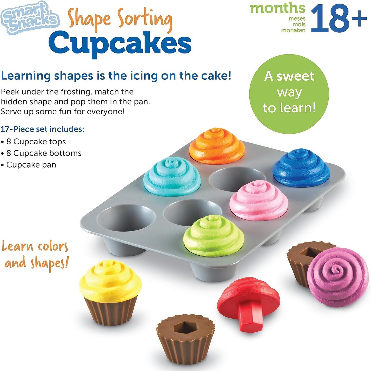 SHAPE SORTING CUPCAKES
