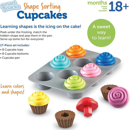 SHAPE SORTING CUPCAKES