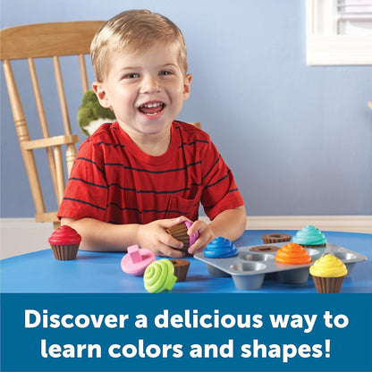 SHAPE SORTING CUPCAKES