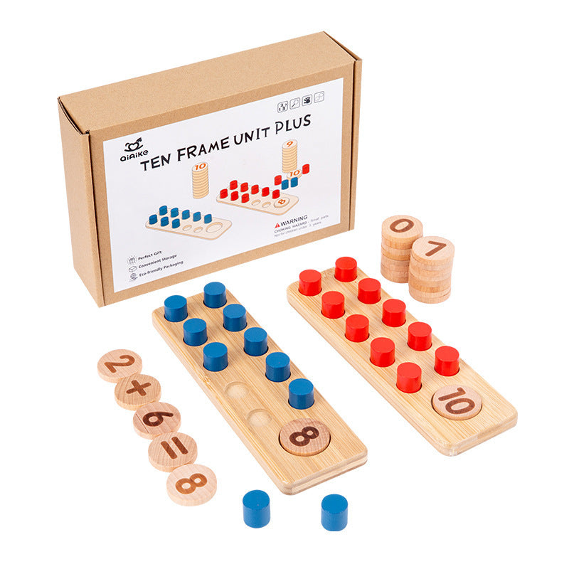 Juego de matemáticas Montessori
