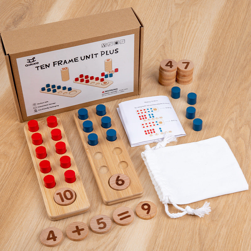 Juego de matemáticas Montessori