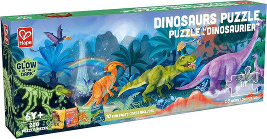 Rompecabezas de dinosaurios/ glow in the dark