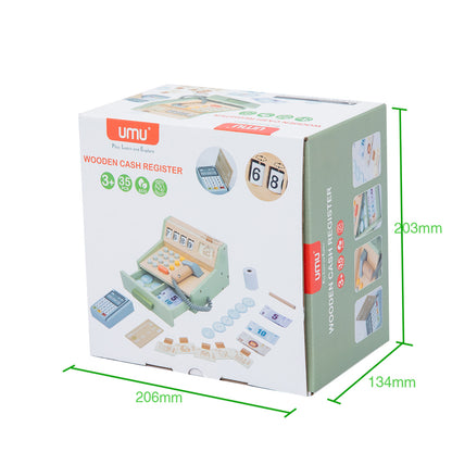 Caja registadora de madera