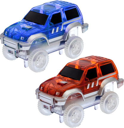 Set de 2 Carros Adicionales para Pista de Carros Picasso Tiles
