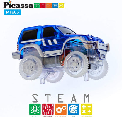 Set de 2 Carros Adicionales para Pista de Carros Picasso Tiles