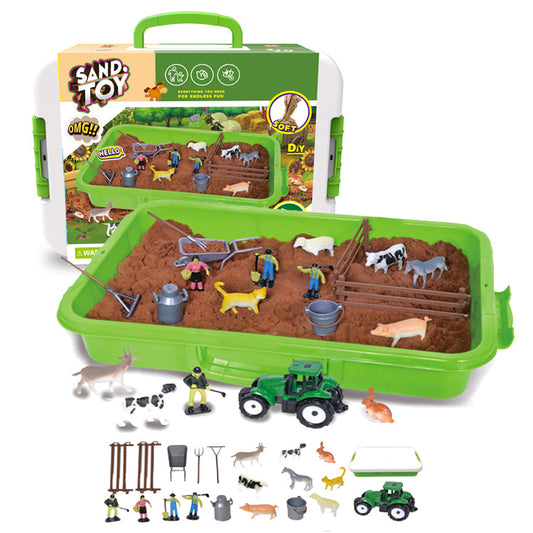 Sensory bin farm