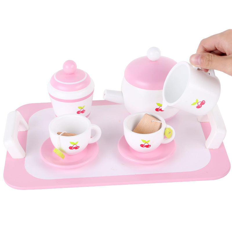 Juego de té con bandeja