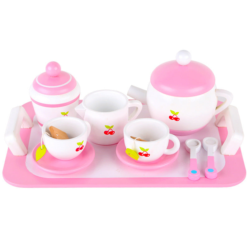 Juego de té con bandeja