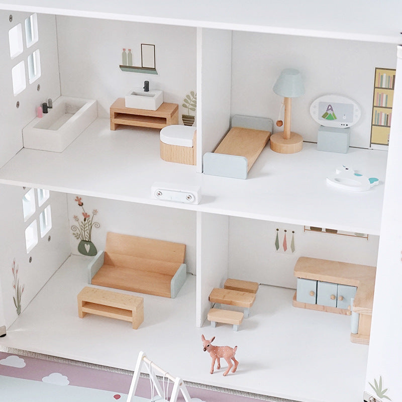 Dreamy white house