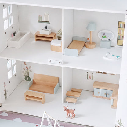 Dreamy white house