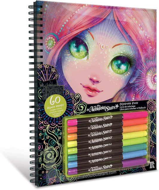 Nebulous Stars coloring book 60 pages