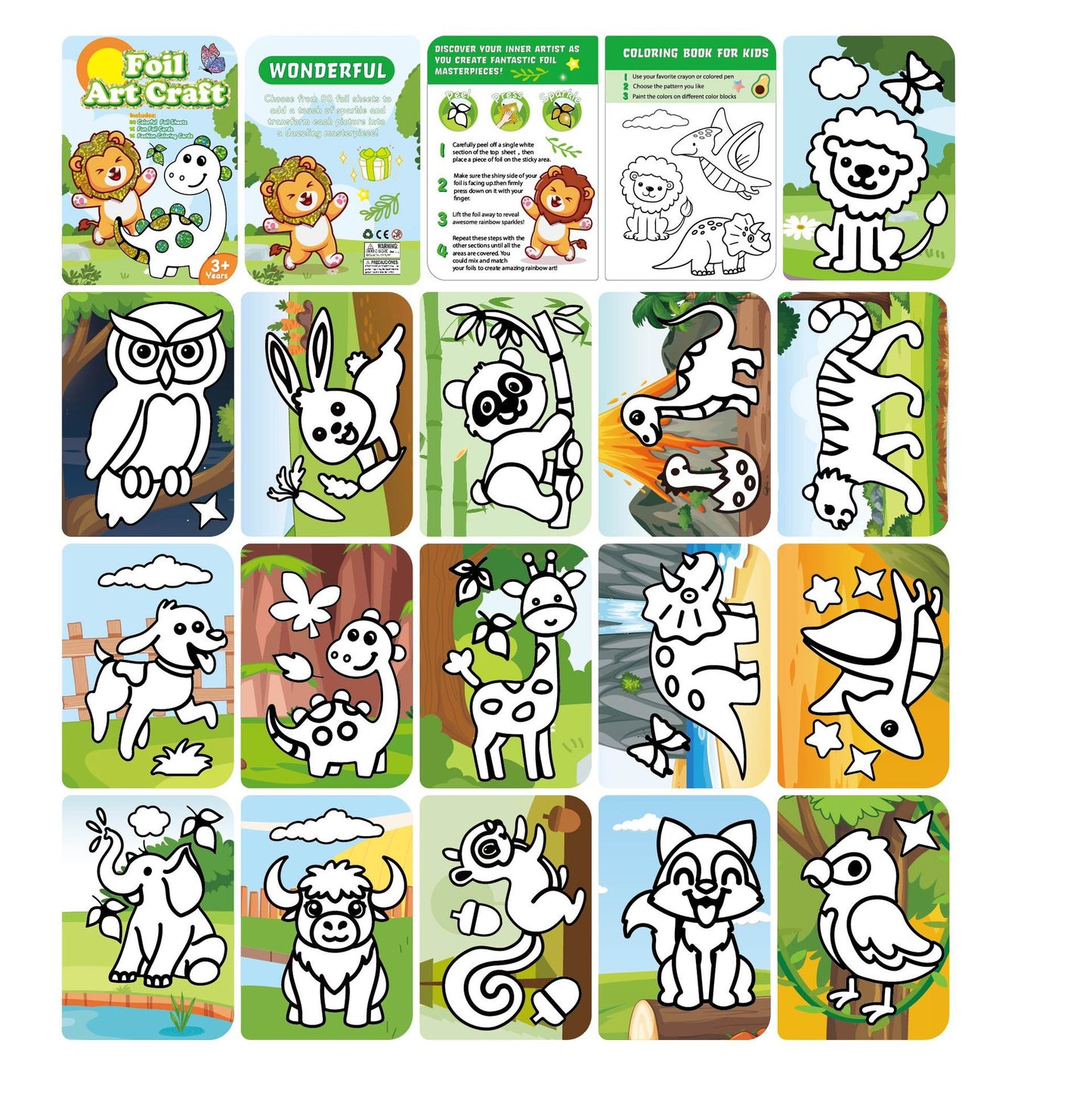 Foil art book