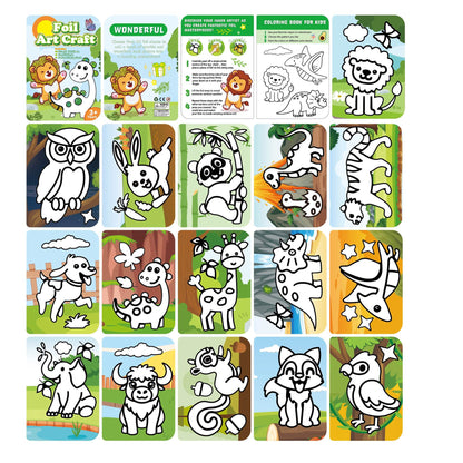 Foil art book