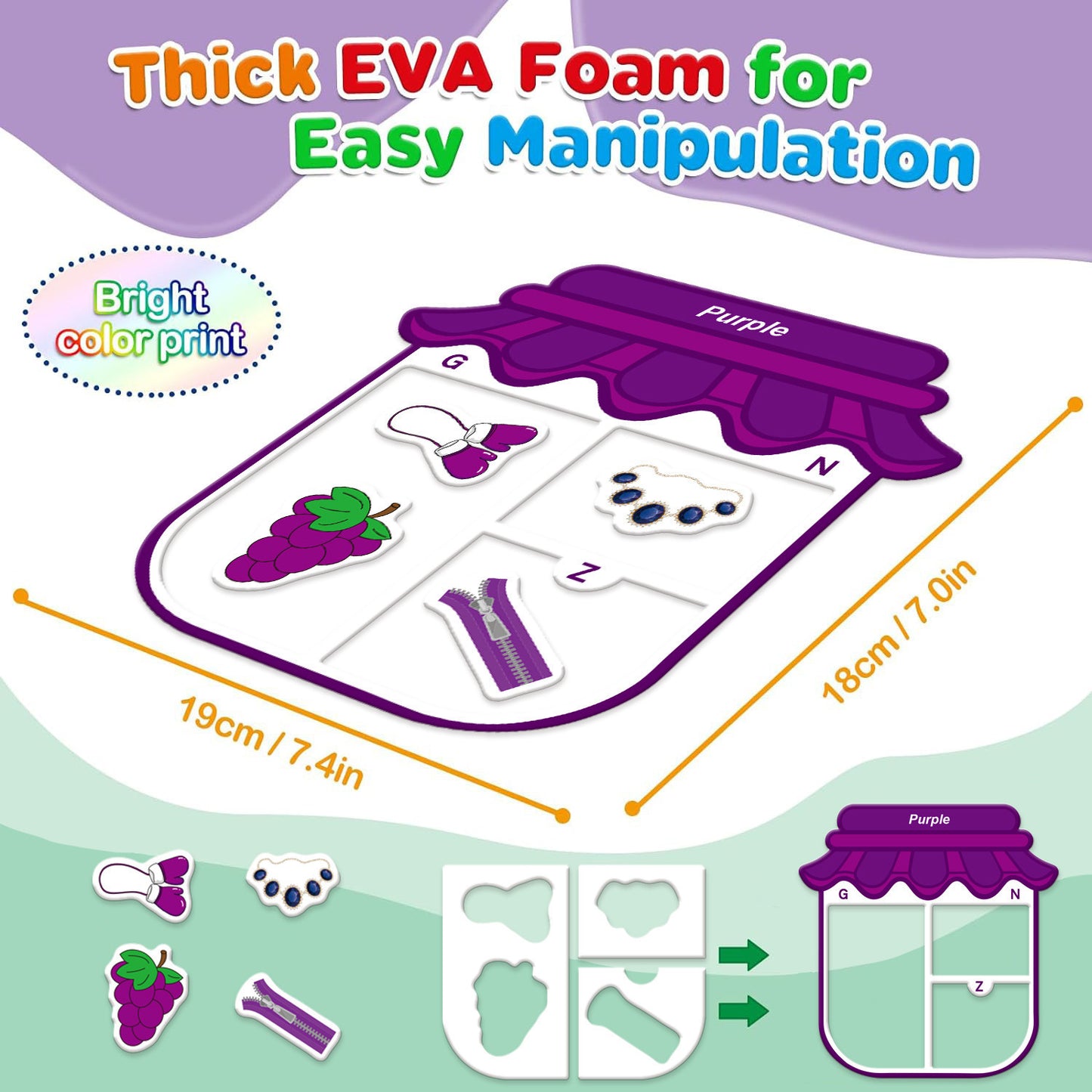 Magnetic sorting set