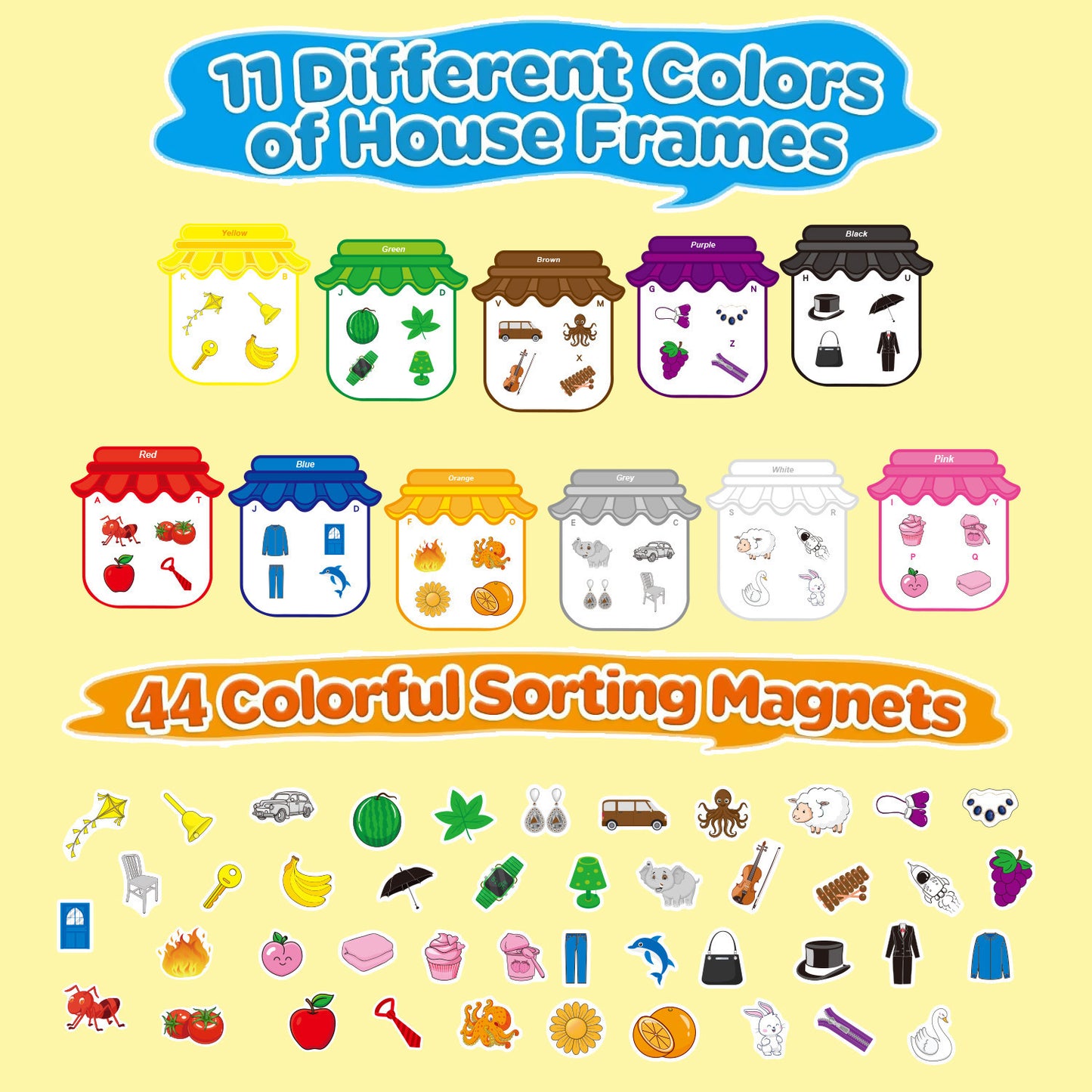 Magnetic sorting set