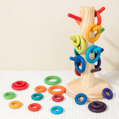 Árbol de anillos Montessori