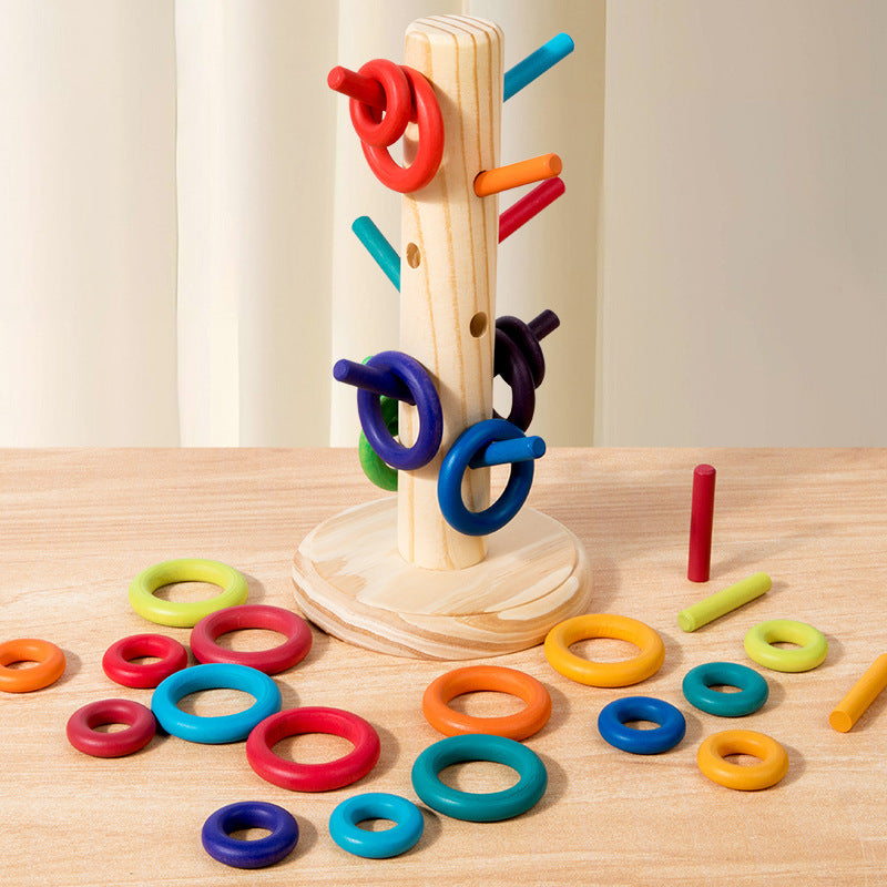 Árbol de anillos Montessori