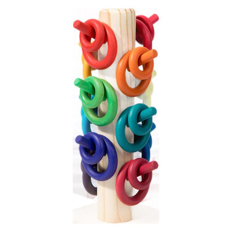 Árbol de anillos Montessori