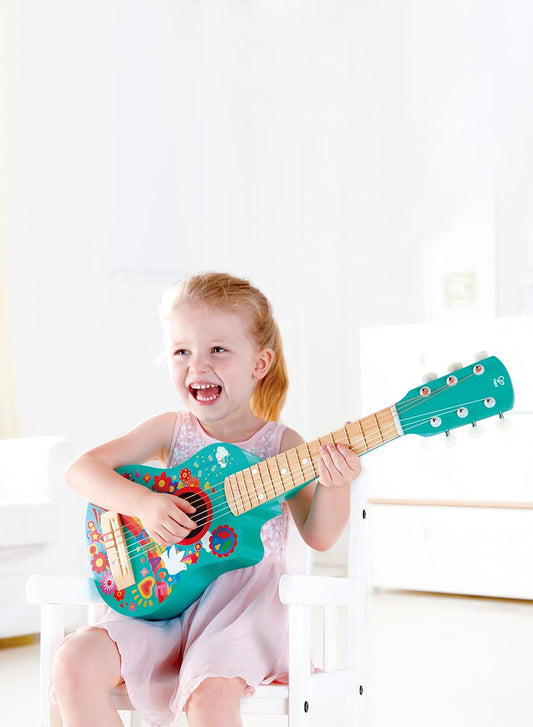 Hape Flower Power First - Guitarra Músical para niños