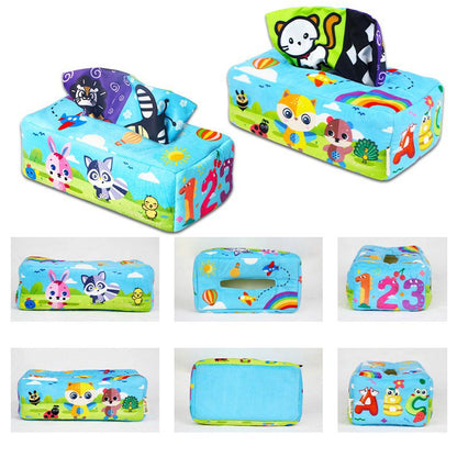 Caja de pañuelos sensoriales