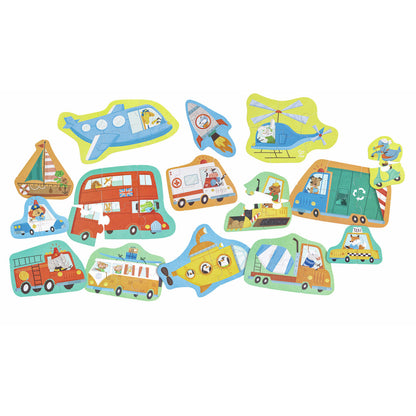 Wheels and wonders puzzle