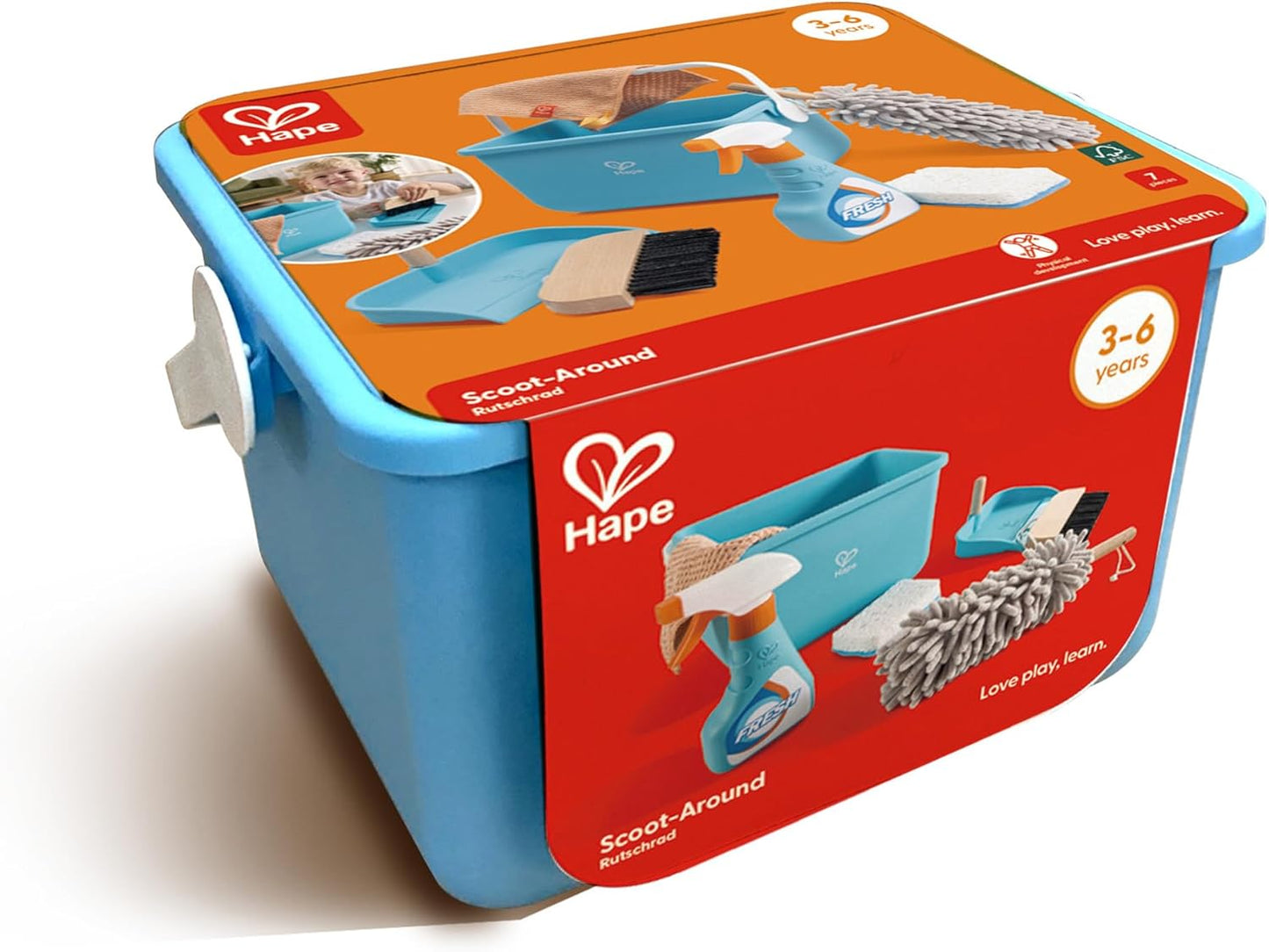 Bucket cleaning set